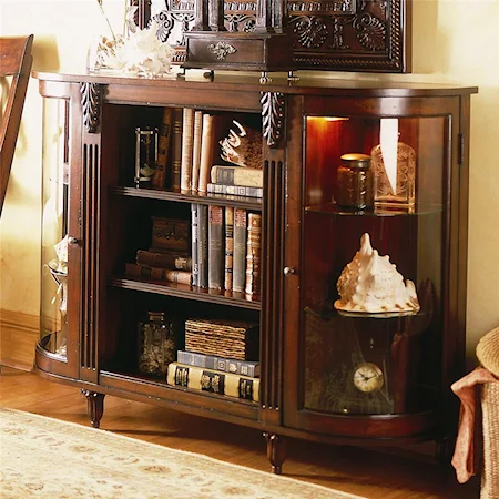 Bookcase with Lighted Interior